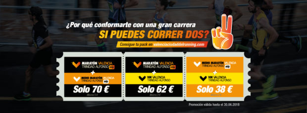 Pack inscripciones Valencia Ciudad del Running
