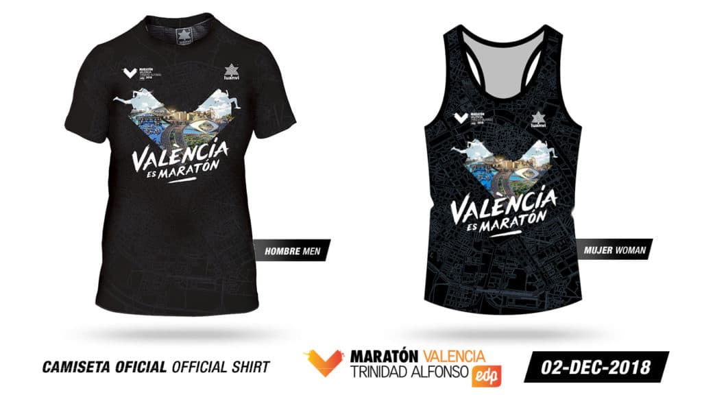 The Valencia Marathon presents Luanvi's shirts for 2018