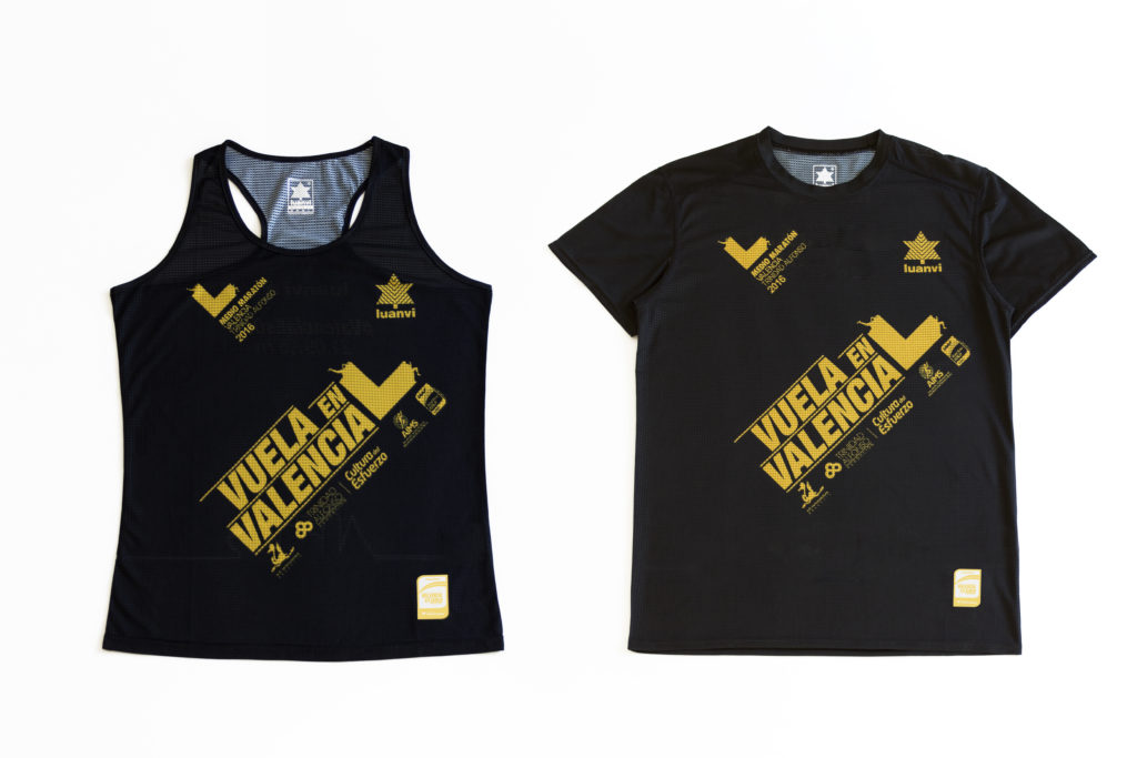 The Half Marathon presents its official tshirt to fly over Valencia