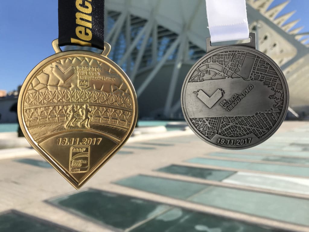 These are the Marathon and 10kilometre medals that will make your