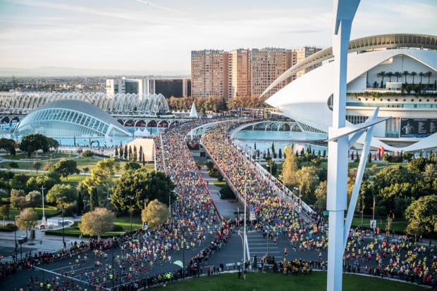 Salida Maraton Valencia 2018