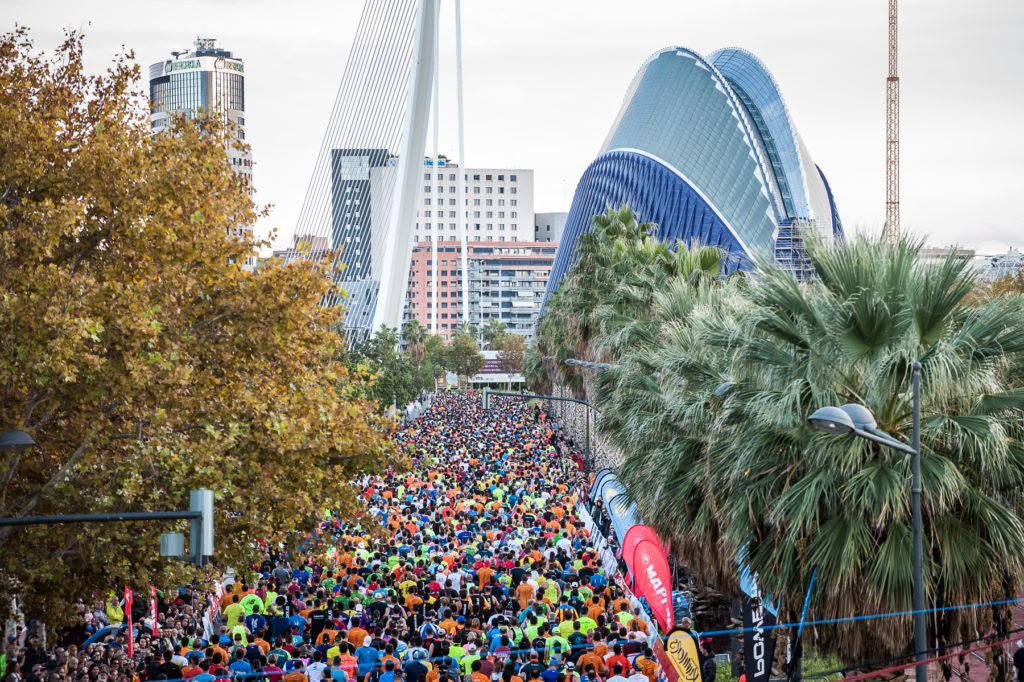 Start of the Valencia Half-Marathon