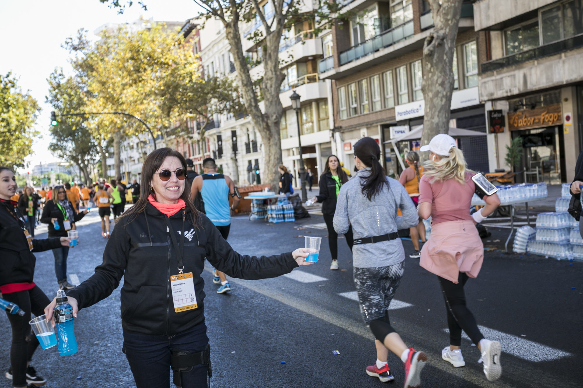 Voluntarios medio maratón