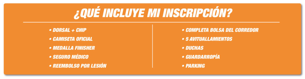Qué incluye inscripción Medio Maratón Valencia
