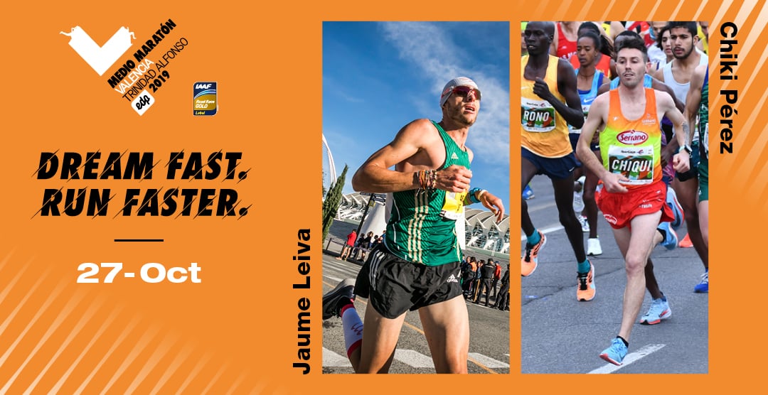 Elite Española Medio Maratón Valencia - Leiva y Chiki