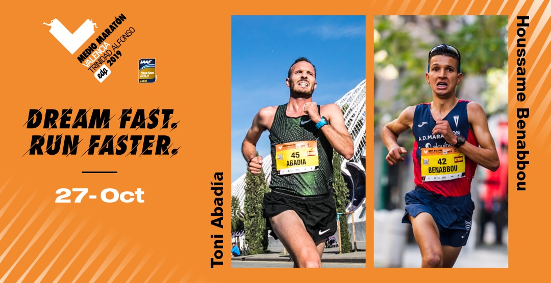 Elite Española Medio Maraton Valencia - Abadia y Benabbou