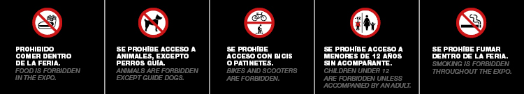Prohibiciones Feria del Corredor Medio Maratón Valencia 2019