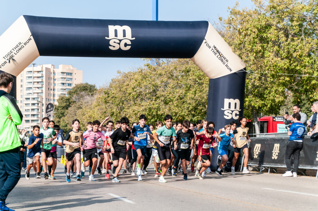 Mini Maratón Valencia MSC 2026: carrera infantil en el Paseo de La Alameda