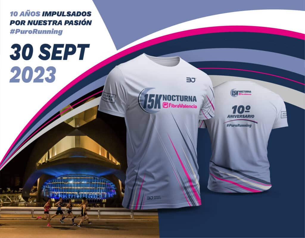 Camiseta 15K Nocturna
