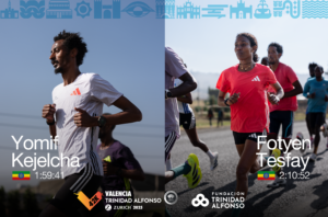 Yomif Kejelcha y Fotyen Tesfay correrán en el Maratón Valencia 2026
