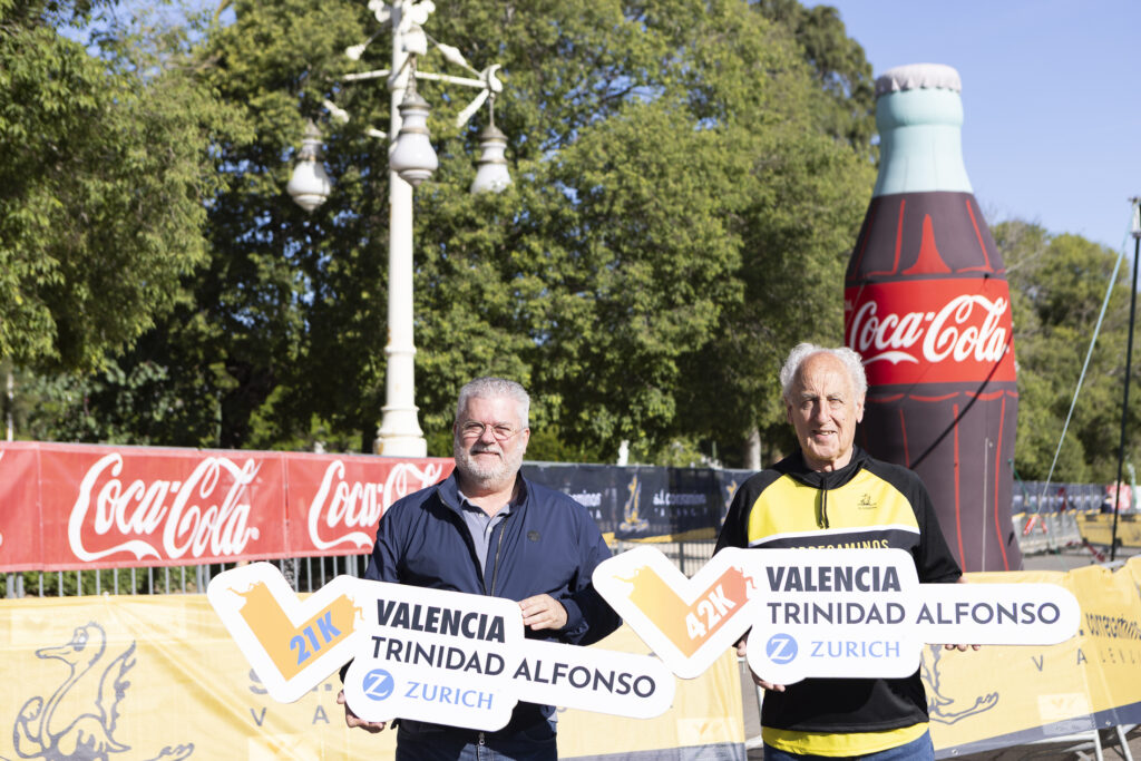 Acuerdo de colaboración Medio Maratón Valencia y Maratón Valencia con CocaCola